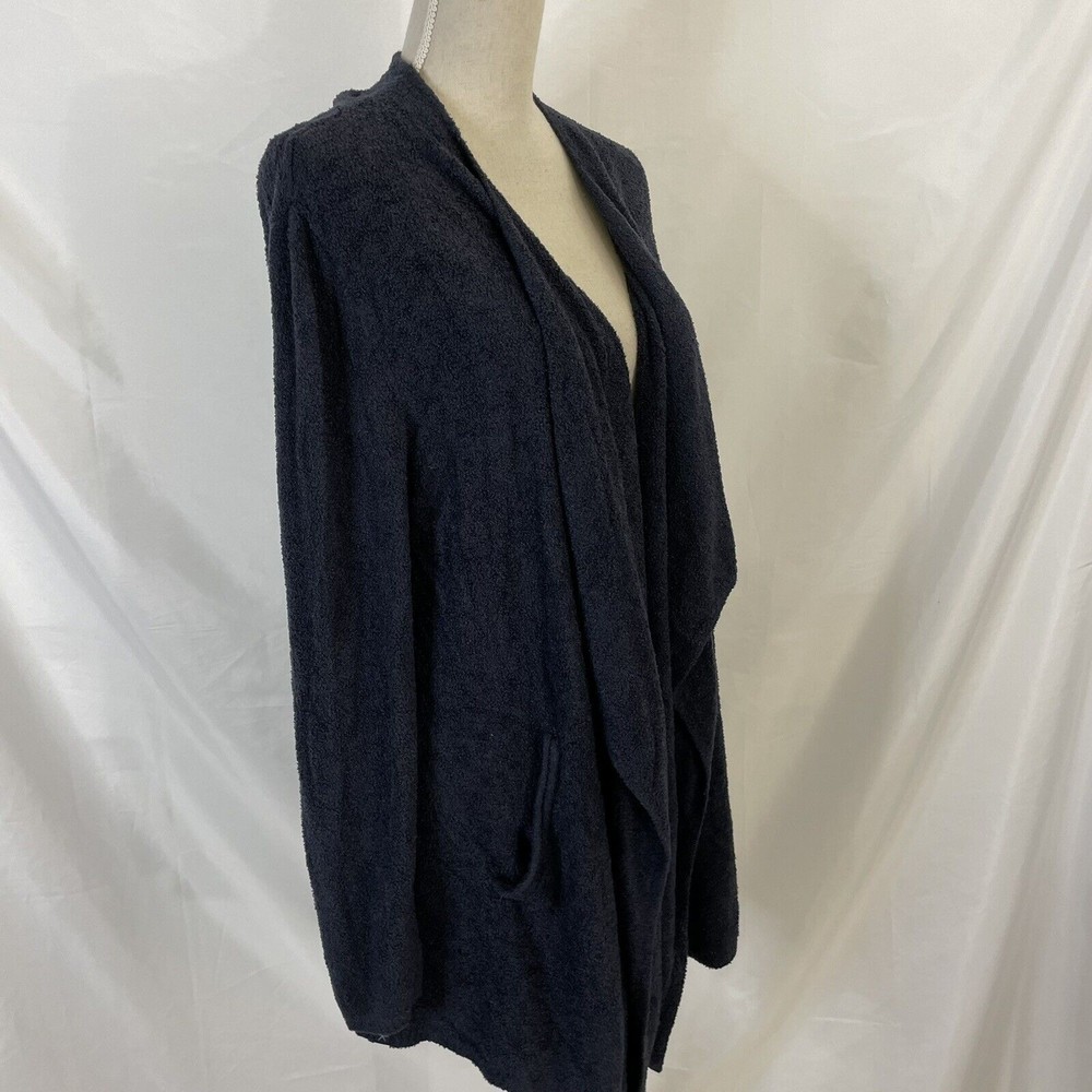Barefoot Dreams Cardigan Sweater CozyChic Lite Island Wrap Pacific Blue 1X Plus - Picture 3 of 6